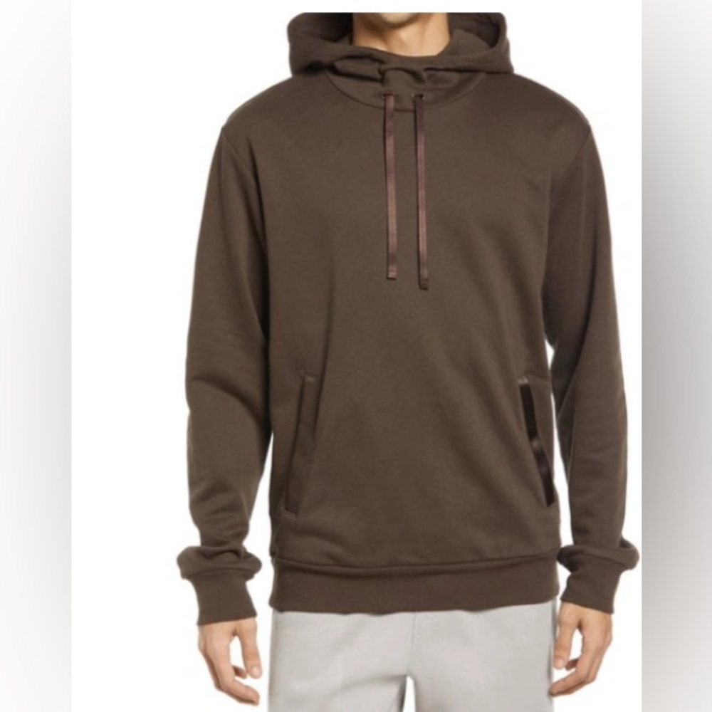 ALO Yoga Brown Hoodie Relaxed Fit